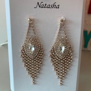 NATASHA CRYSTAL DROP EARRINGS